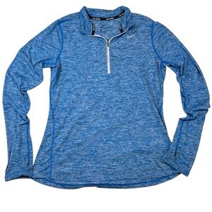 Nike Pro Size Medium Women's Dri-Fit Long Sleeve Half Zip Pullover Top